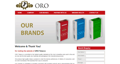 Desktop Screenshot of orotobacco.com